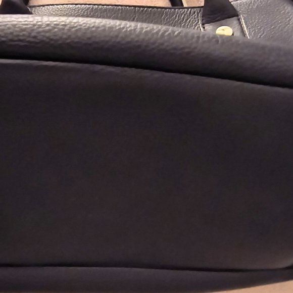 Talbots Navy Blue Leather Purse - Picture 4 of 8